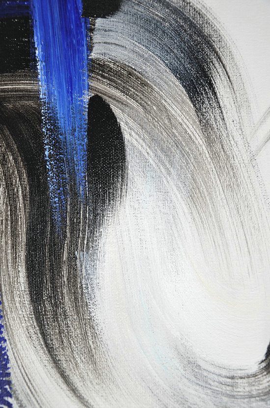 Handmade Painting Large Abstract Art,Large Set Of 2 Blue Minimalist Painting On Canvas - Acrylic Painting Canvas Art